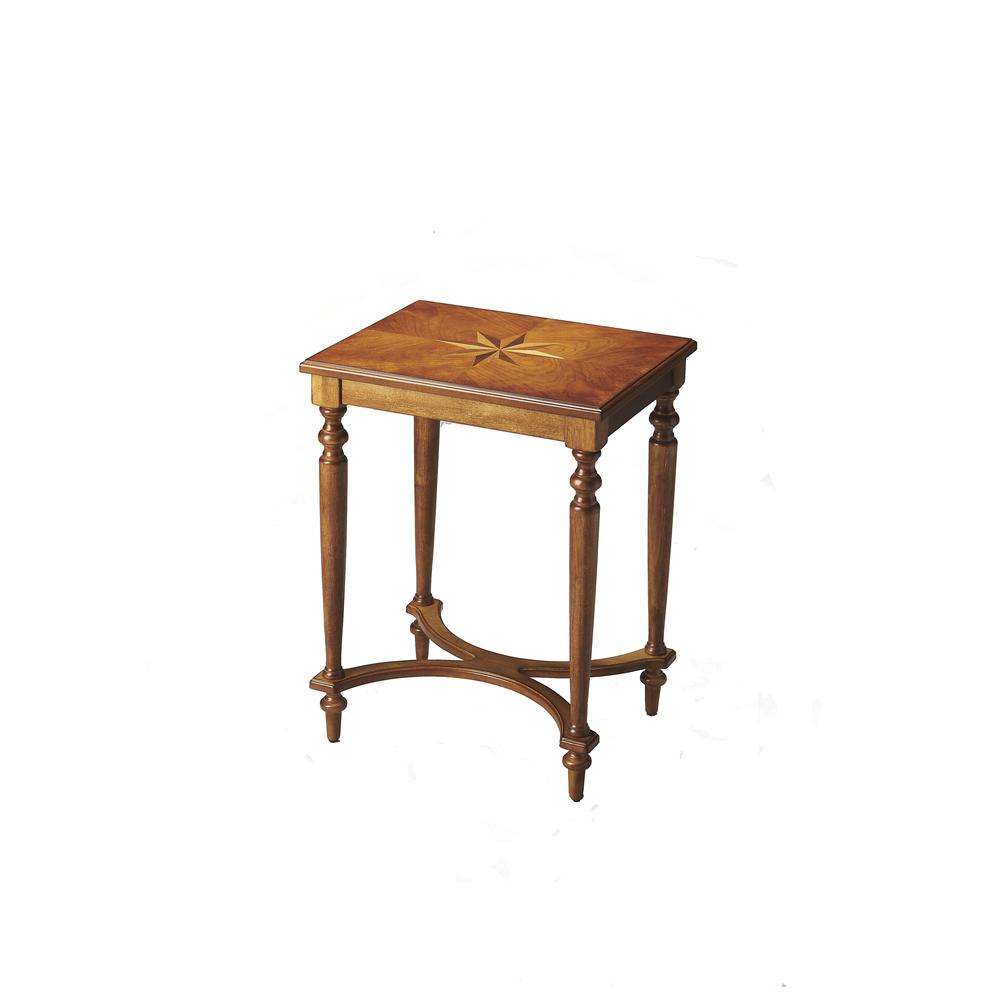 Tyler Side Table, Medium Brown