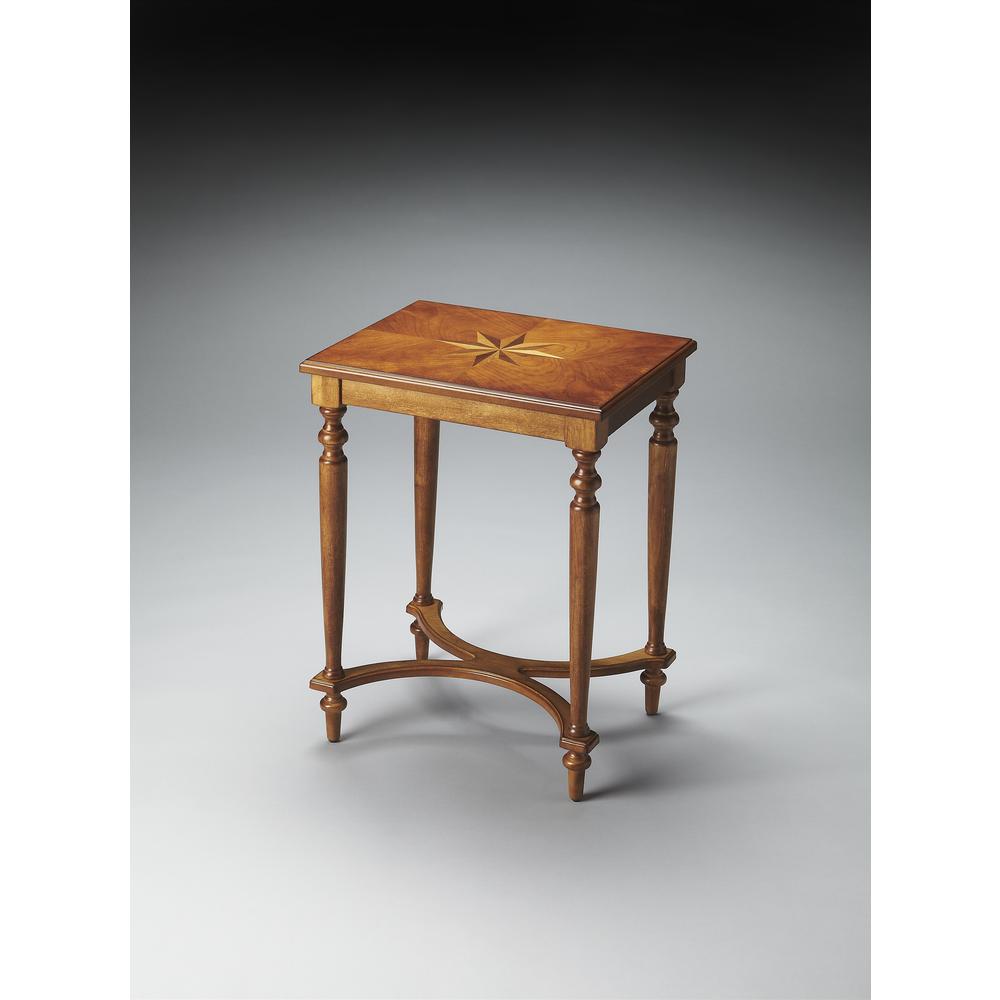 Tyler Side Table, Medium Brown