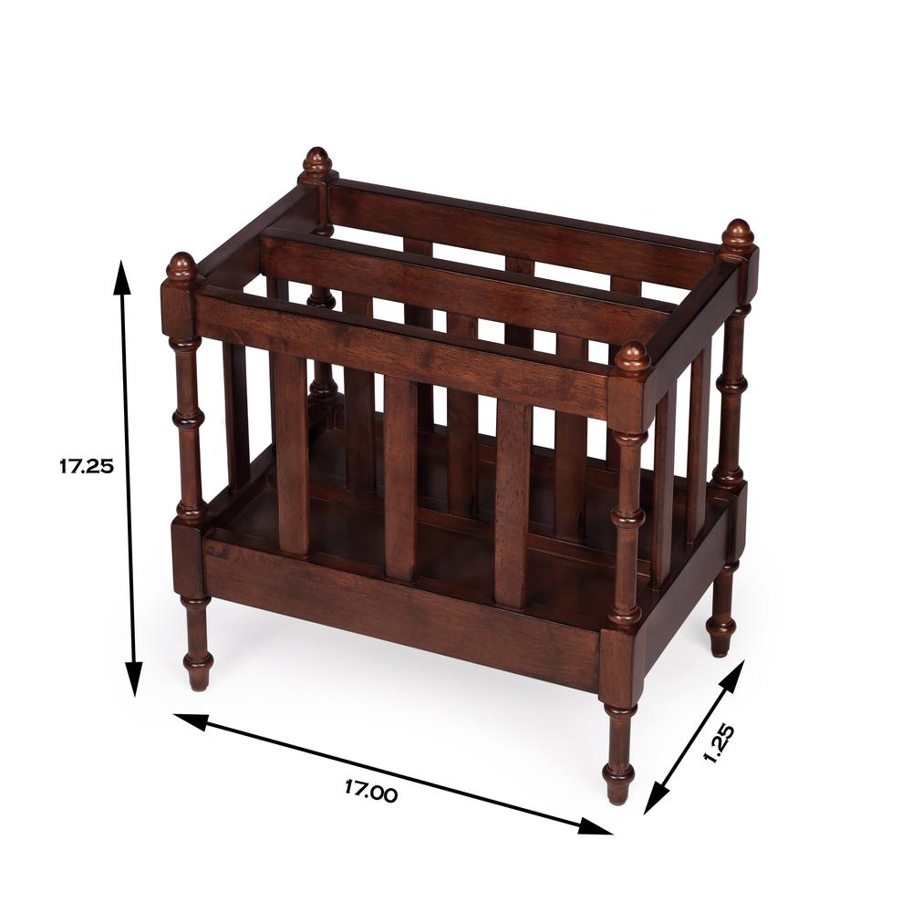 Holden Magazine Basket, Medium Brown