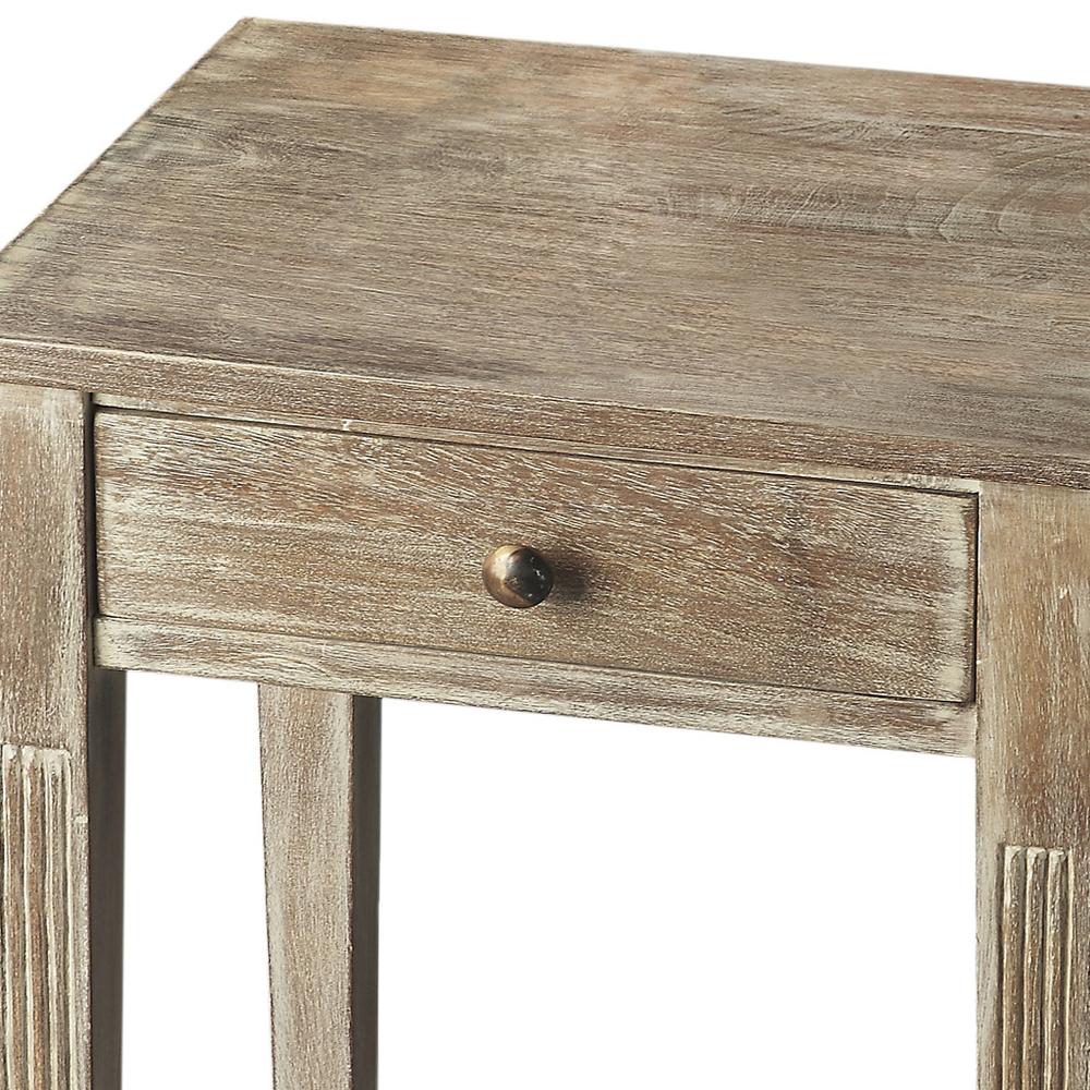 Bixby Rectangular Side Table, Gray