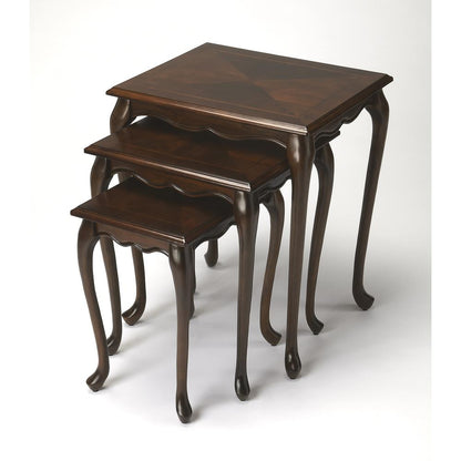 Thatcher Nesting Tables, Dark Brown