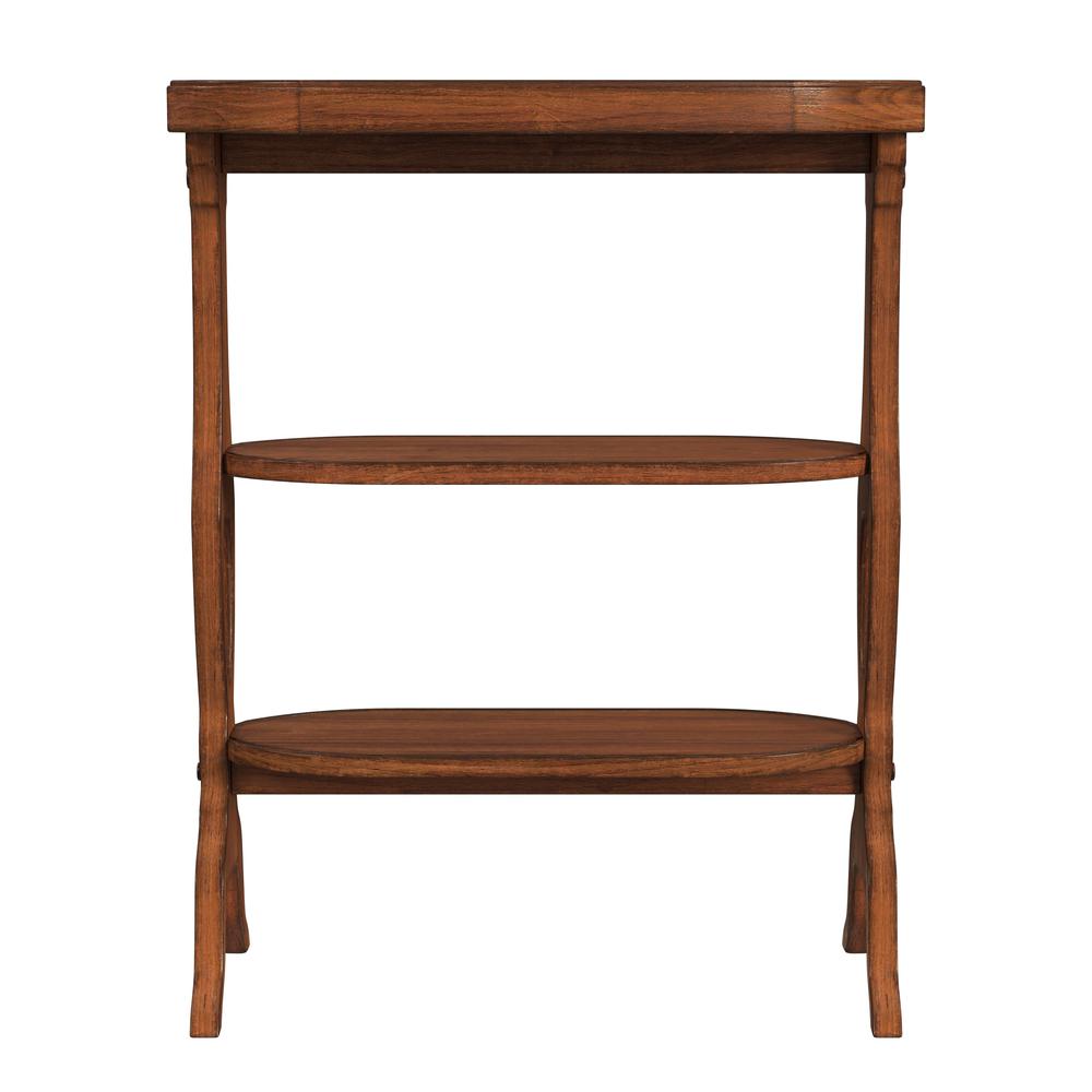 Hadley Side Table, Medium Brown