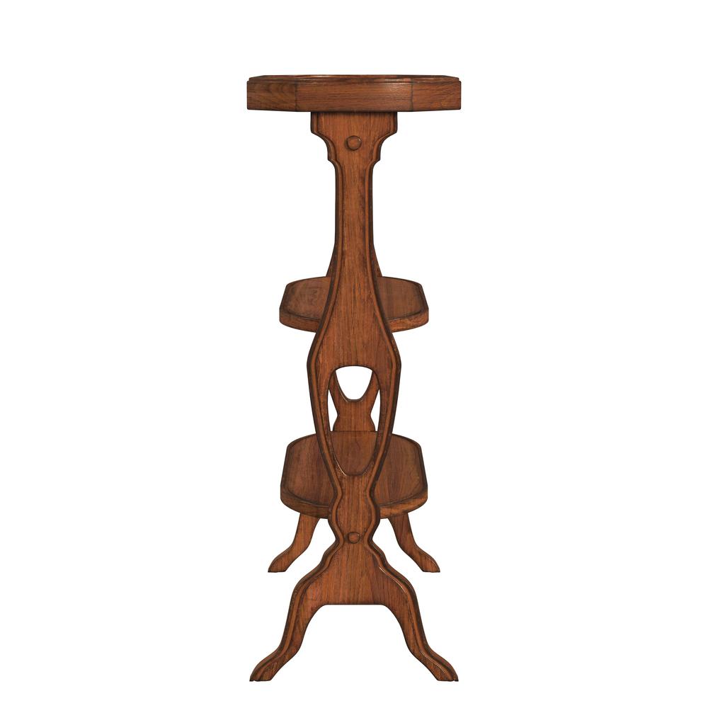 Hadley Side Table, Medium Brown