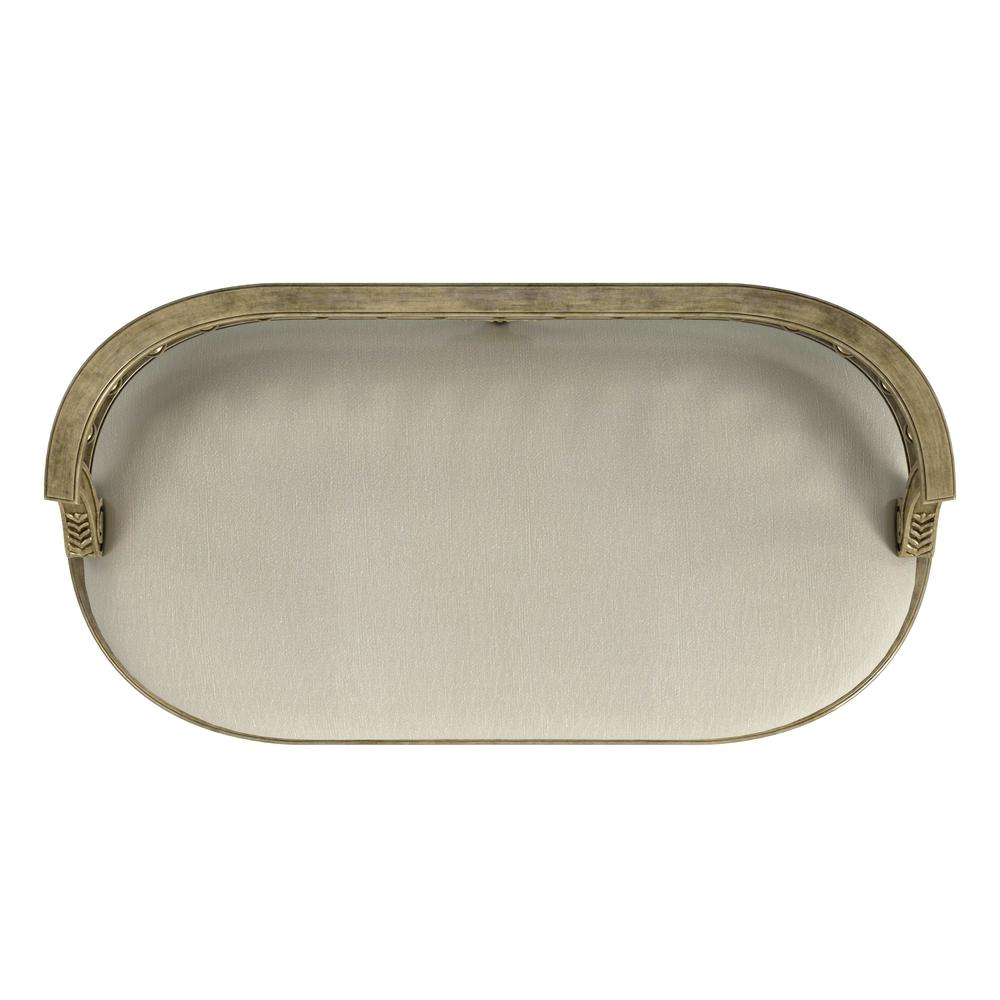 Hathaway 37" Upholstered Bench, Beige