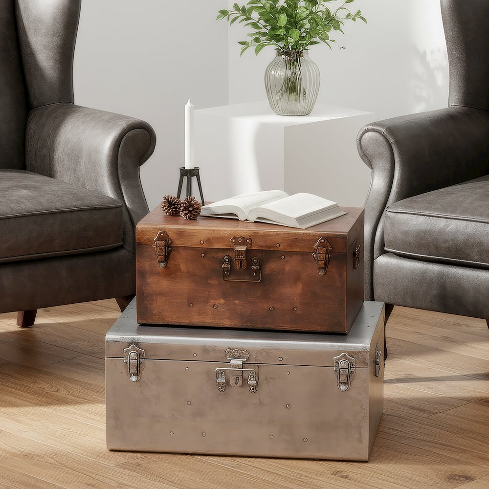 Spirit Iron Storage Trunk Set, Assorted