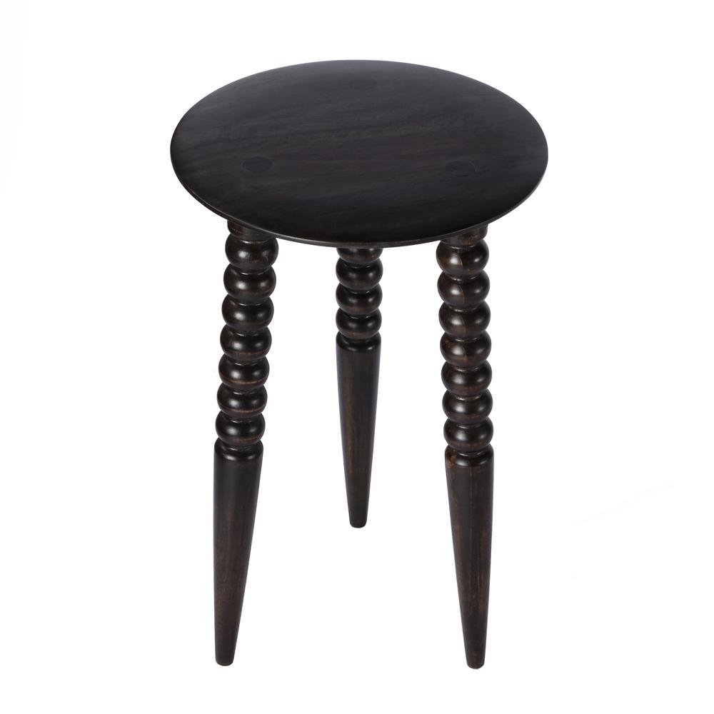 Fluornoy Wood Side Table, Dark Brown