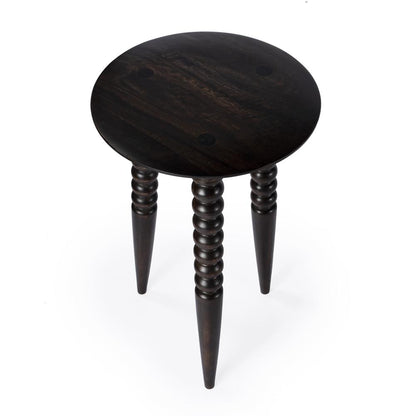 Fluornoy Wood Side Table, Dark Brown