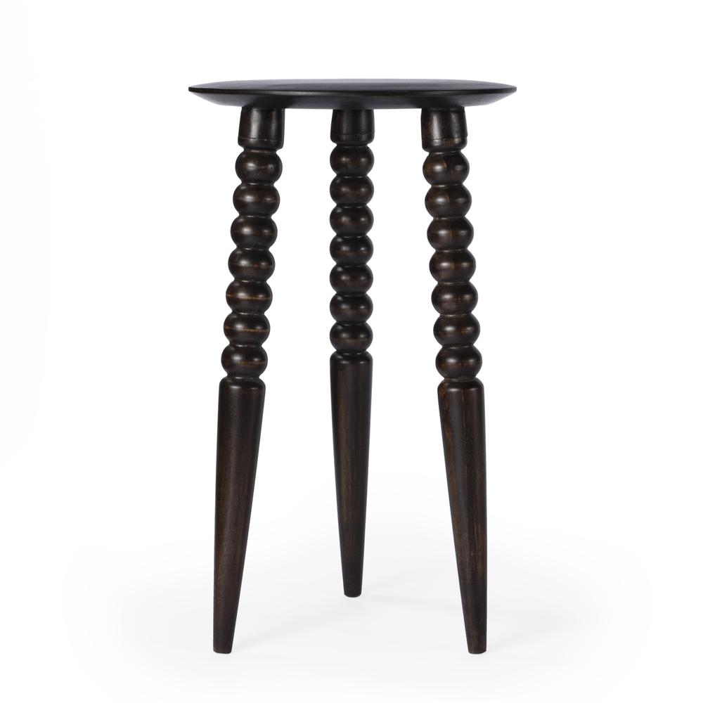 Fluornoy Wood Side Table, Dark Brown