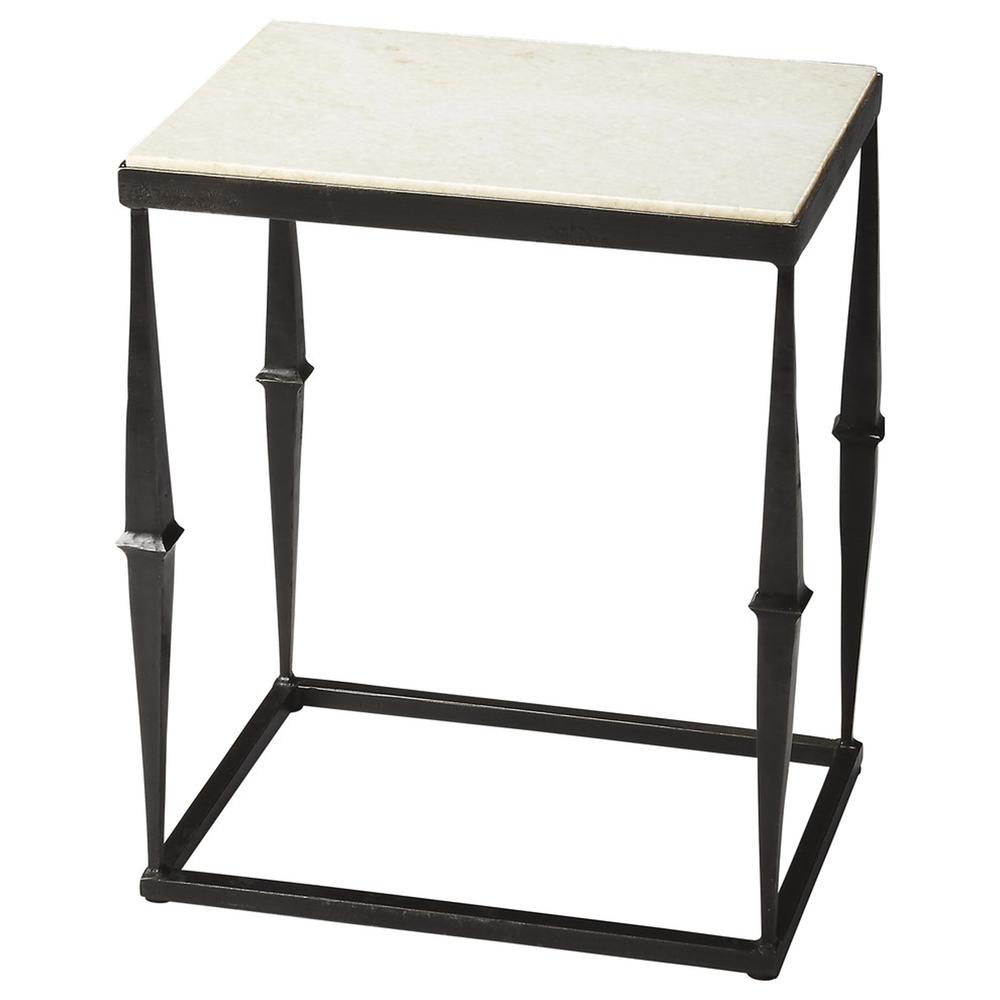 Jacoby Marble Side Table, Multi-Color