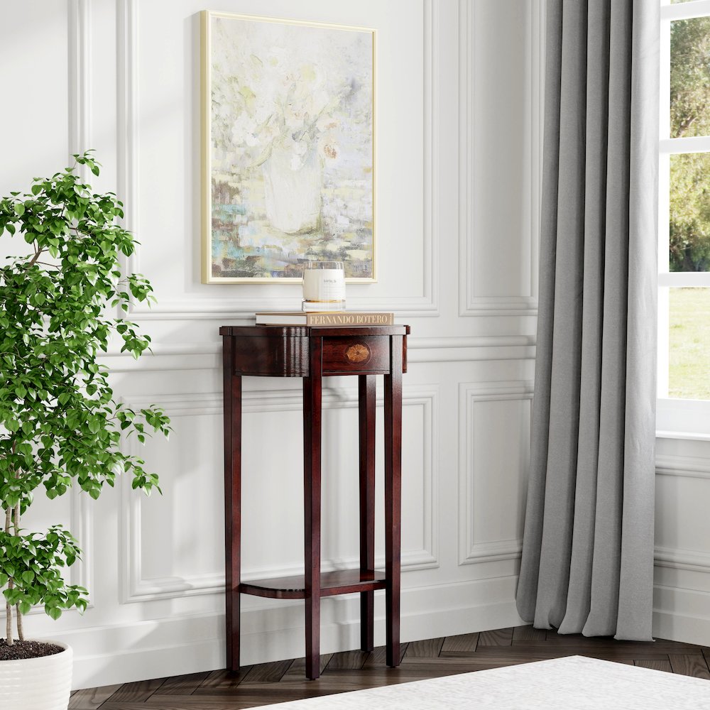 Wendell Console Table, Dark Brown