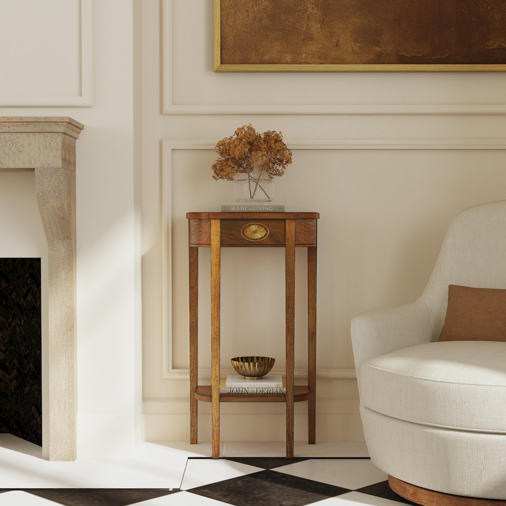 Wendell Console Table, Medium Brown