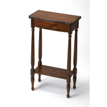 Medium Brown Narrow Console Table for Living Room and Entryway Spaces