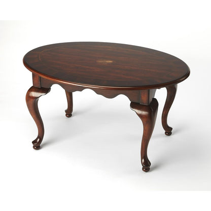 Cherry Oval Cocktail Table, Belen Kox