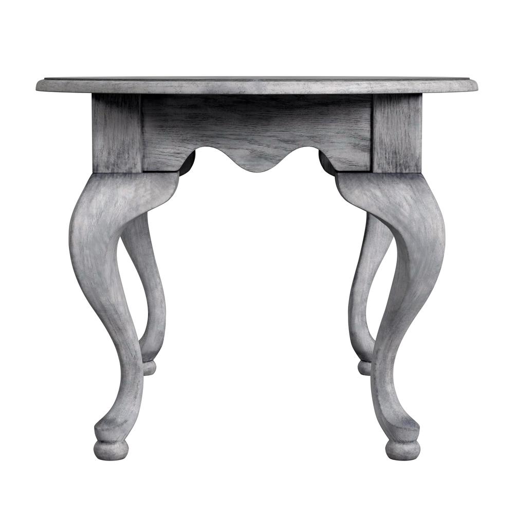 Grace Oval 4 Legs Coffee Table, Gray