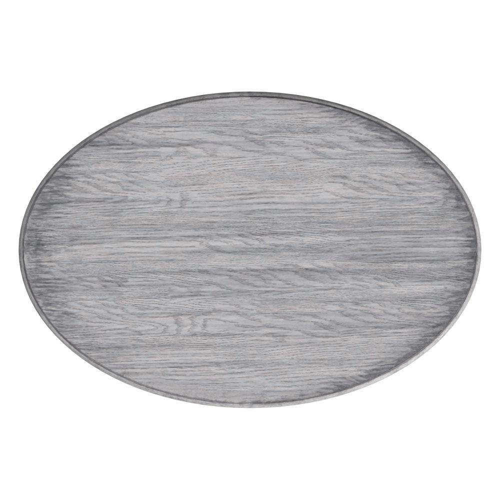Grace Oval 4 Legs Coffee Table, Gray