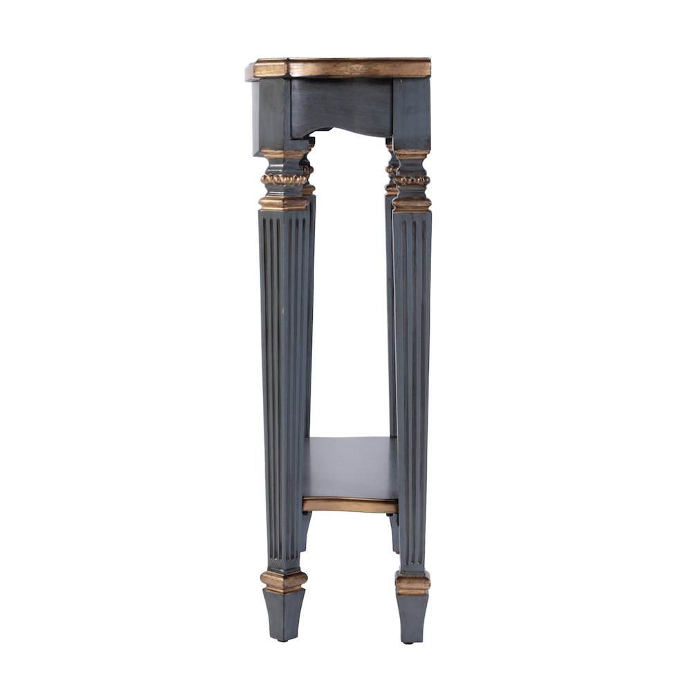 Cheshire 22 in. W Wood Ballerina Console Table, Pastel Blue