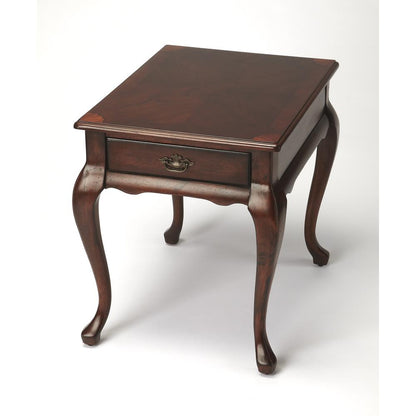 Grace End Table, Dark Brown