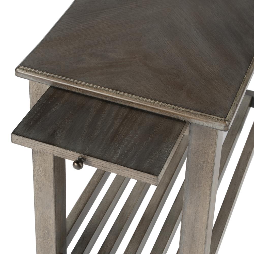 Irvine Dusty Trail Side Table, Medium Brown