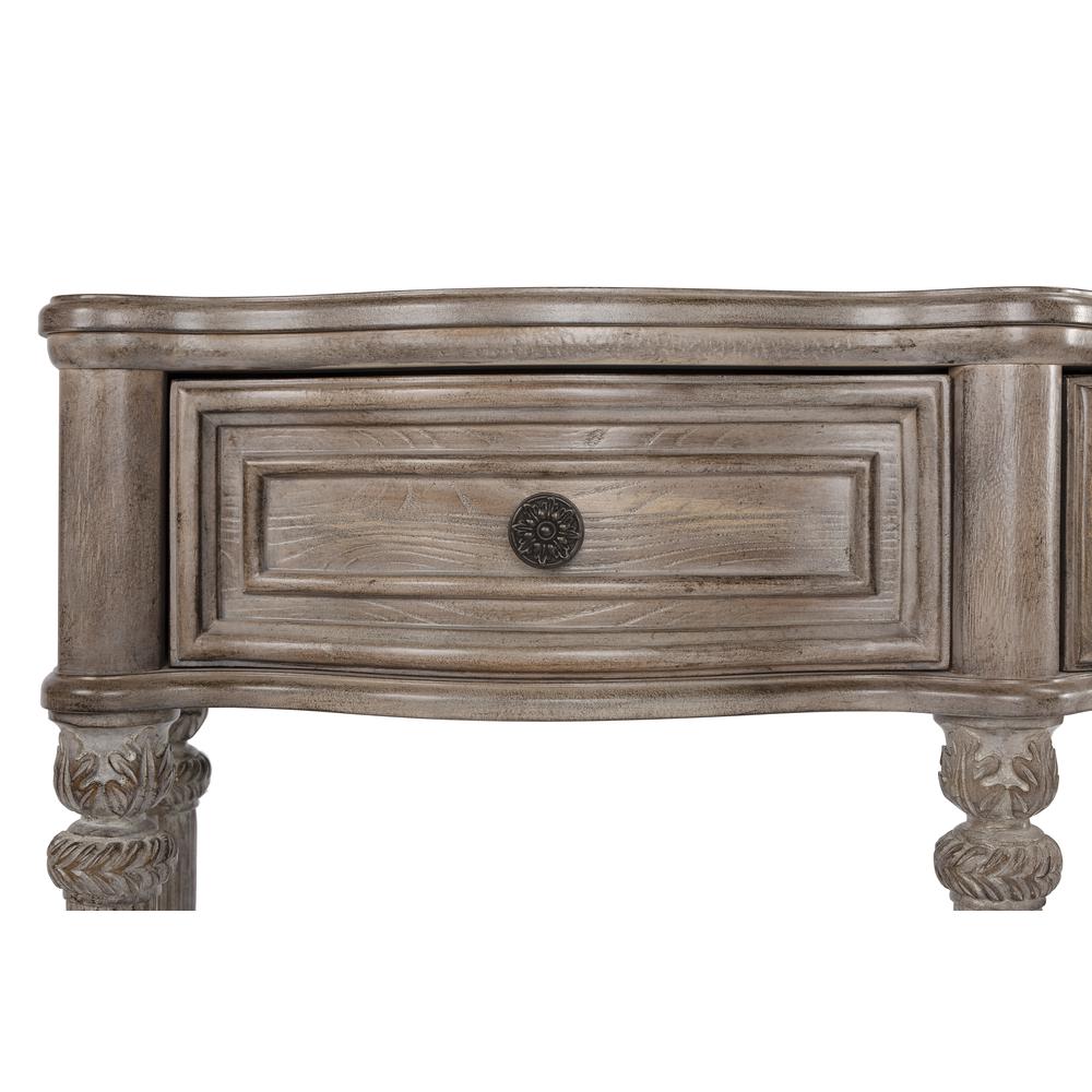 Peyton Console Table, Gray, Natural