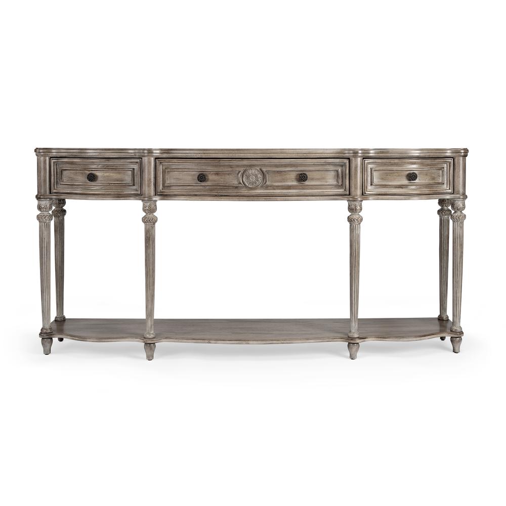 Peyton Console Table, Gray, Natural