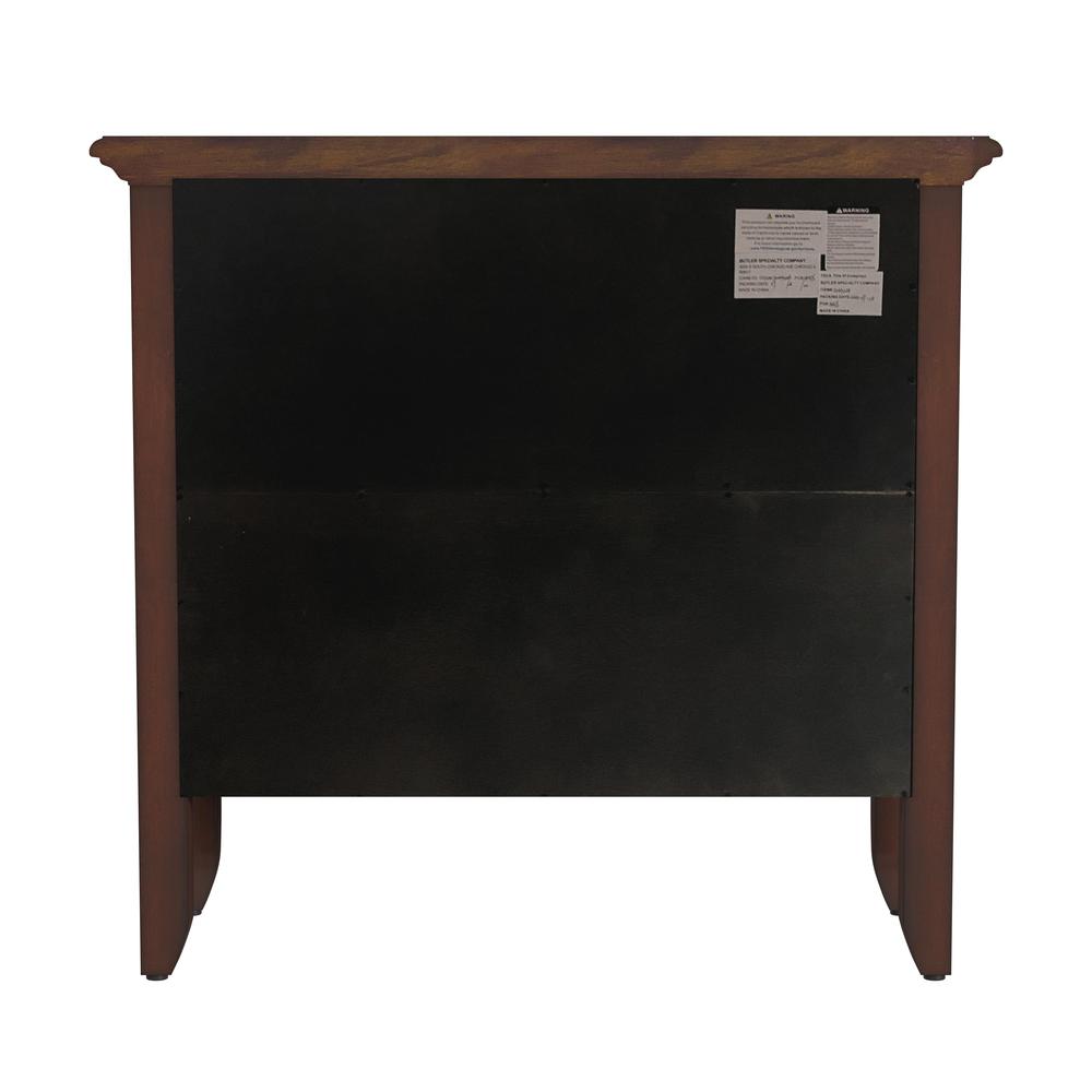 Newport 32"W 2 Shelf Bookcase, Dark Brown