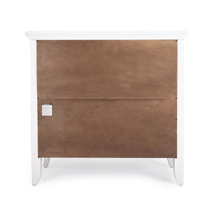 Newport 32"W 2 Shelf Bookcase, White
