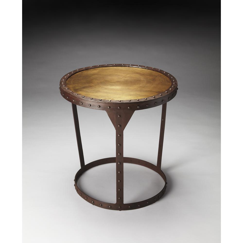 Bonham Iron Side Table, Bronze
