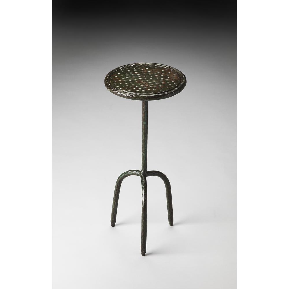 Founders Iron Side Table, Bronze, Gray, Silver