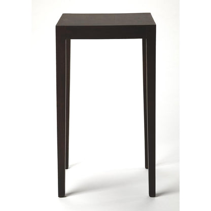 Cagney Solid Wood Scatter Side Table, Dark Brown