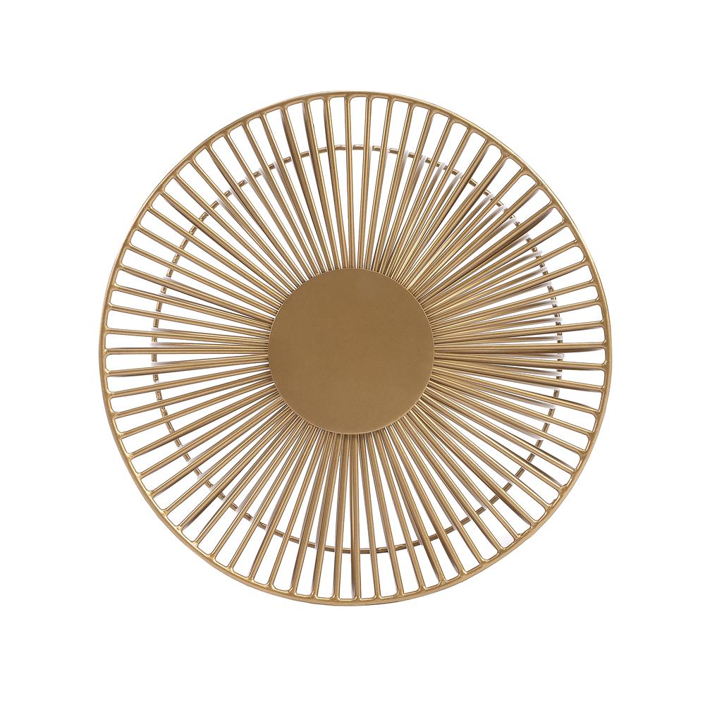 Nicholas Metal Side Table, Gold
