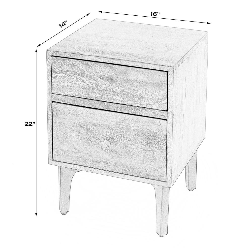 Nuance Loft End Table, Light Brown