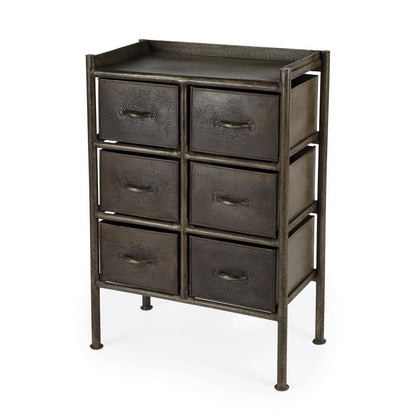 Iron Short Dresser – 6 Drawer Dresser for Closet and Bedroom Use