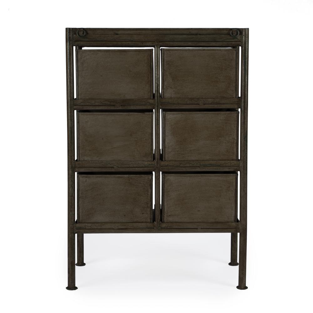Cameron Industrial Chic Drawer Chest, Bronze