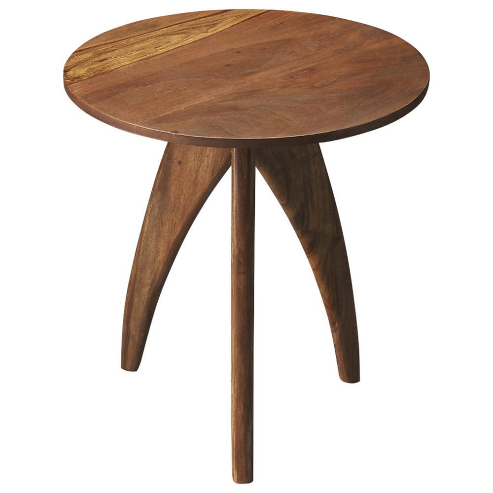 Lautner Modern Side Table, Light Brown