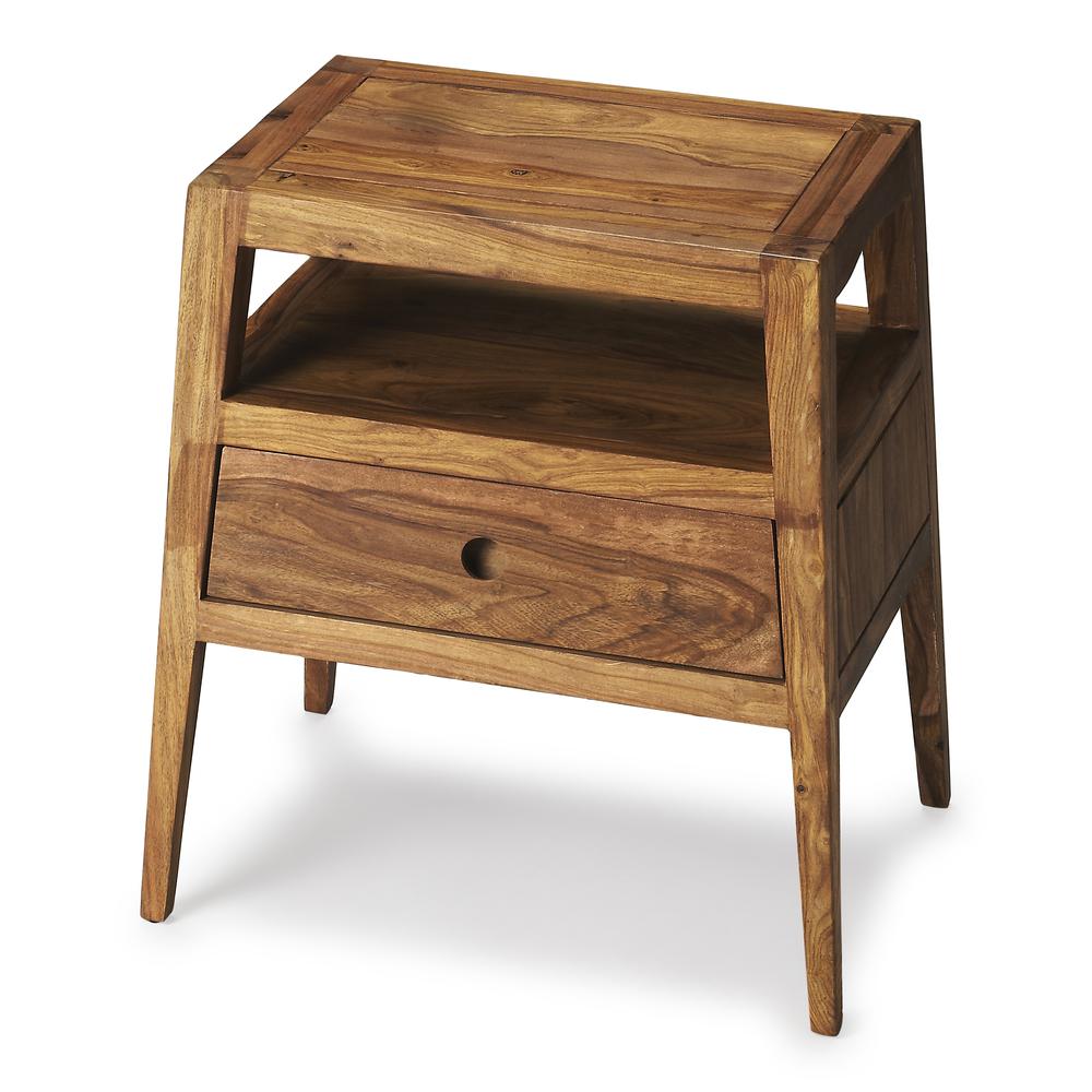 Stockholm Modern Side Table, Light Brown