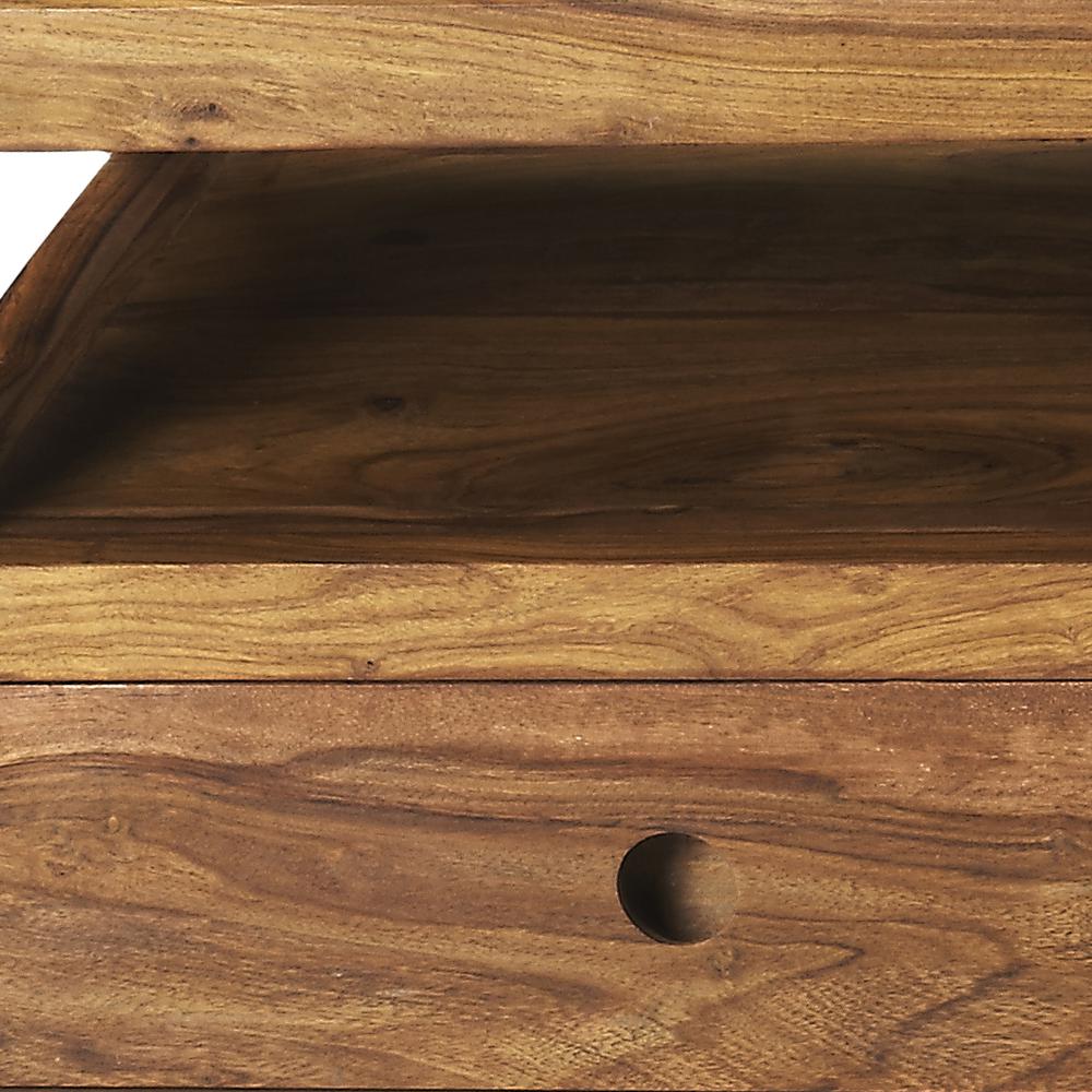 Stockholm Modern Side Table, Light Brown