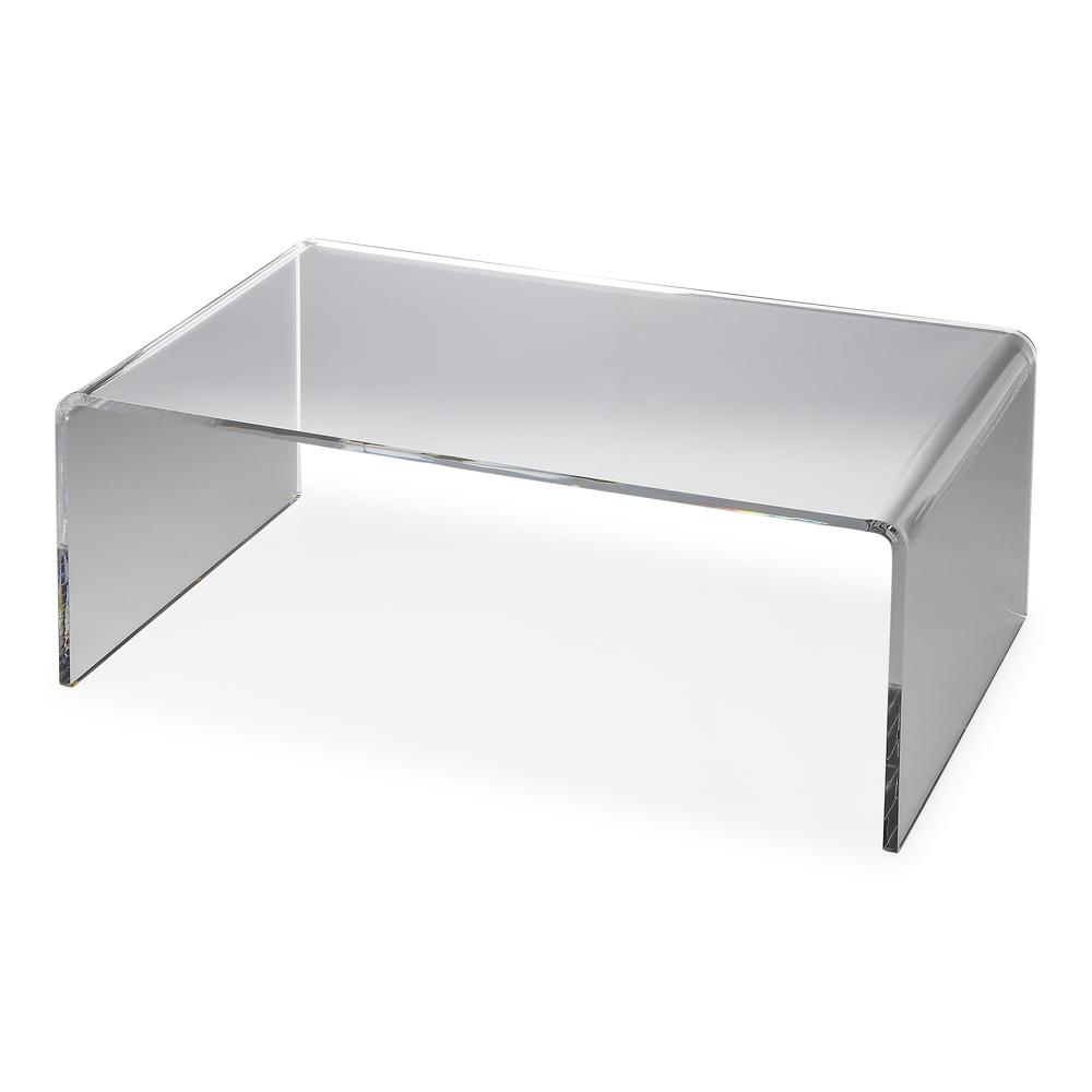 Crystal Clear Acrylic Coffee Table, Clear
