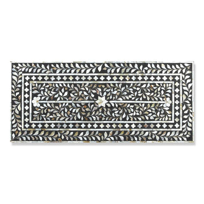 Vivienne Mother Of Pearl Drawer Chest, Black