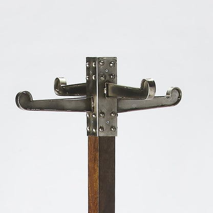 Carston Industrial Chic Coat Rack, Multi-Color