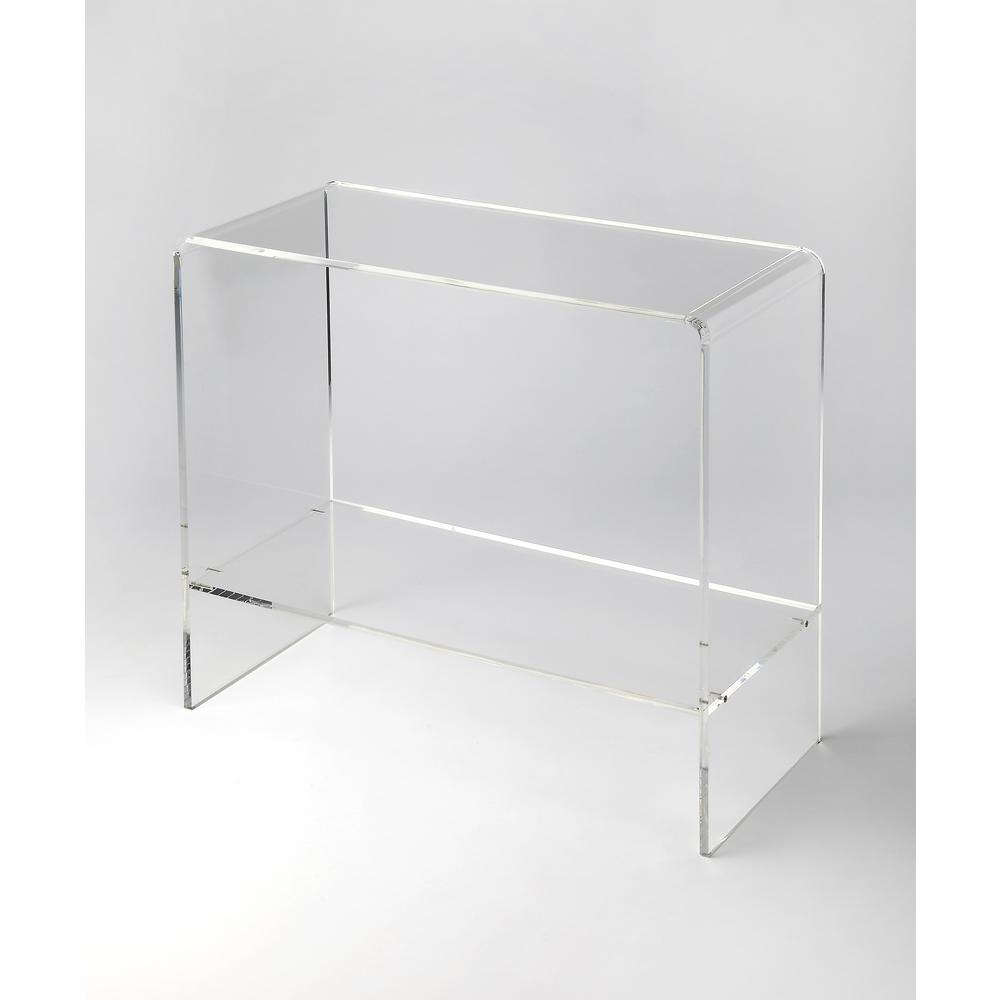 Crystal Clear Acrylic Console Table, Clear