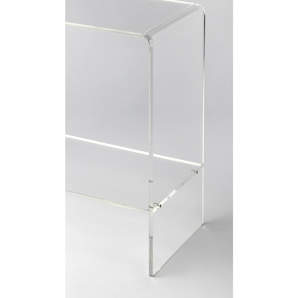 Crystal Clear Acrylic Console Table, Clear