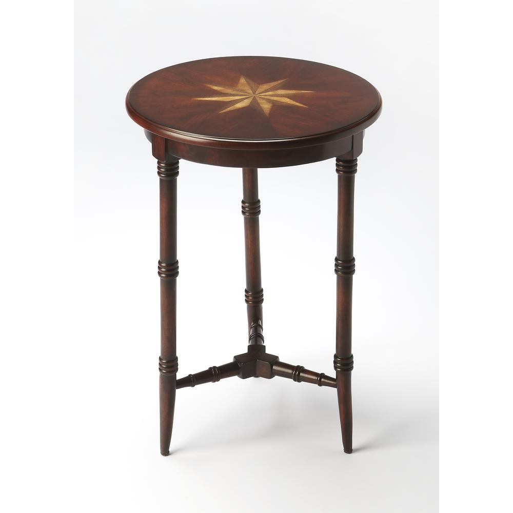 Isla Side Table, Dark Brown