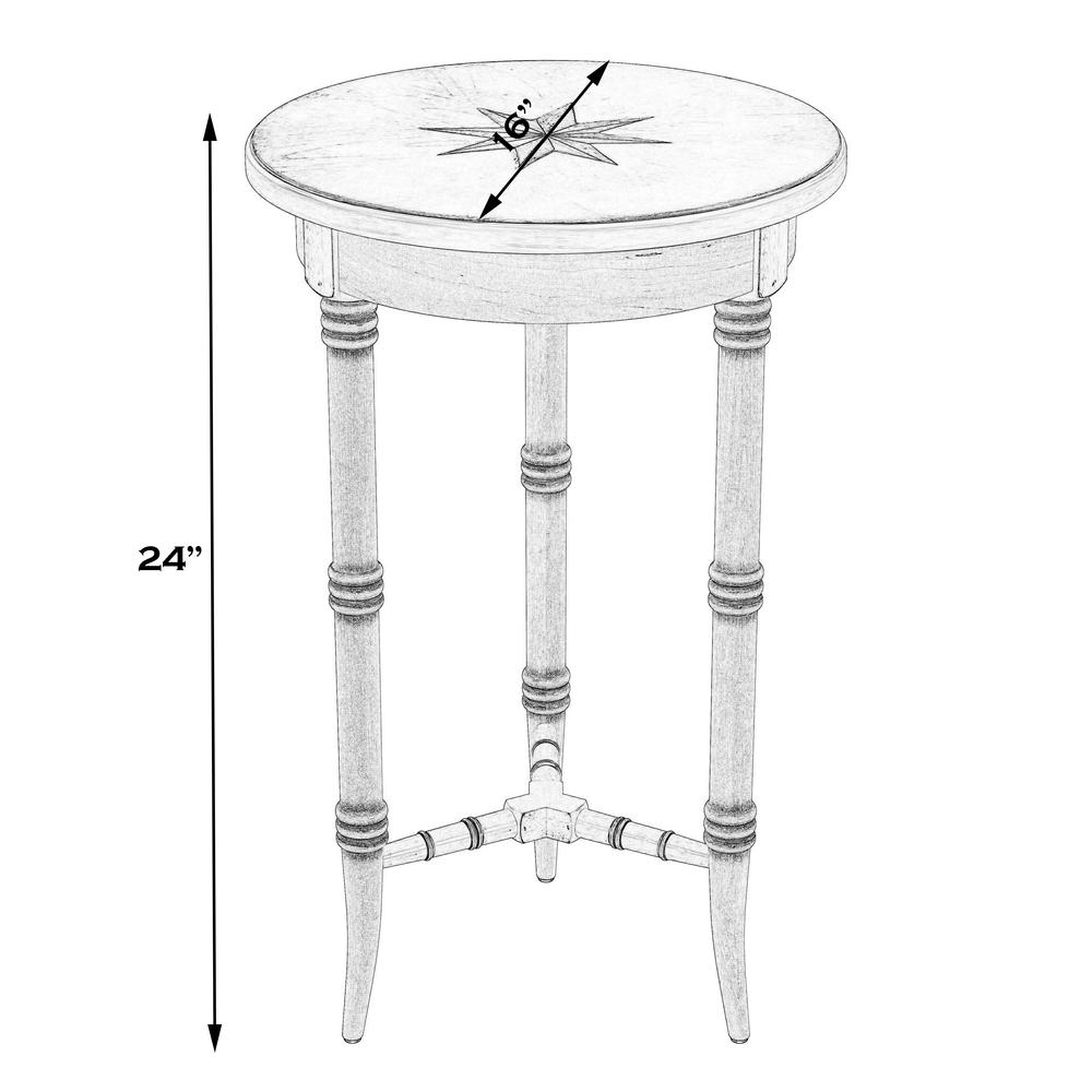 Isla Side Table, Medium Brown