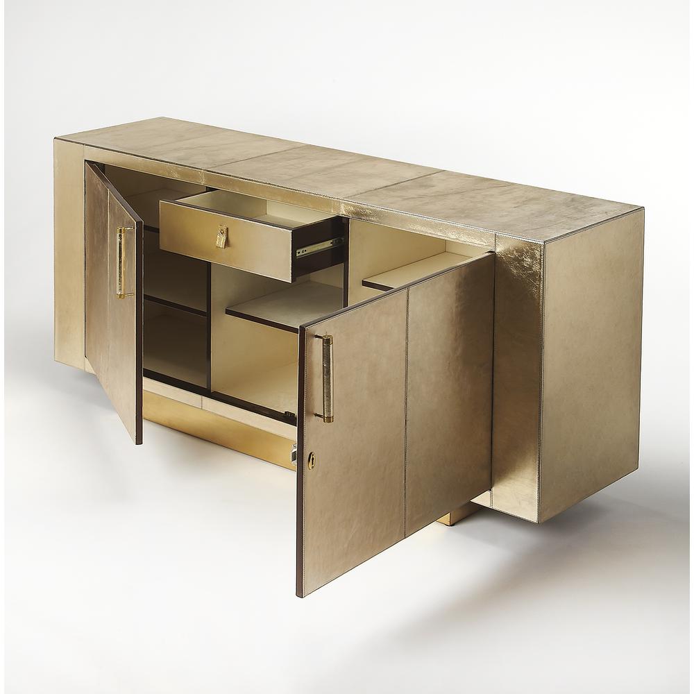 Francois 70.5" Buffet Sideboard, Gold