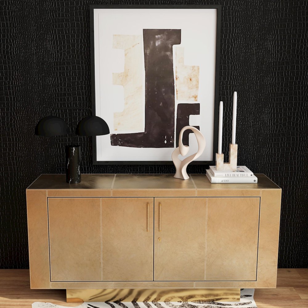 Francois 70.5" Buffet Sideboard, Gold