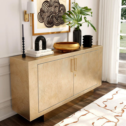 Francois 70.5" Buffet Sideboard, Gold