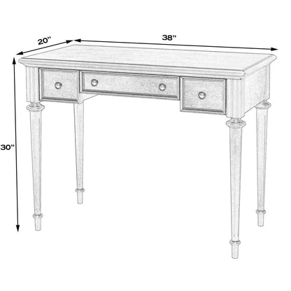 Edmund Writing Desk, Dark Brown