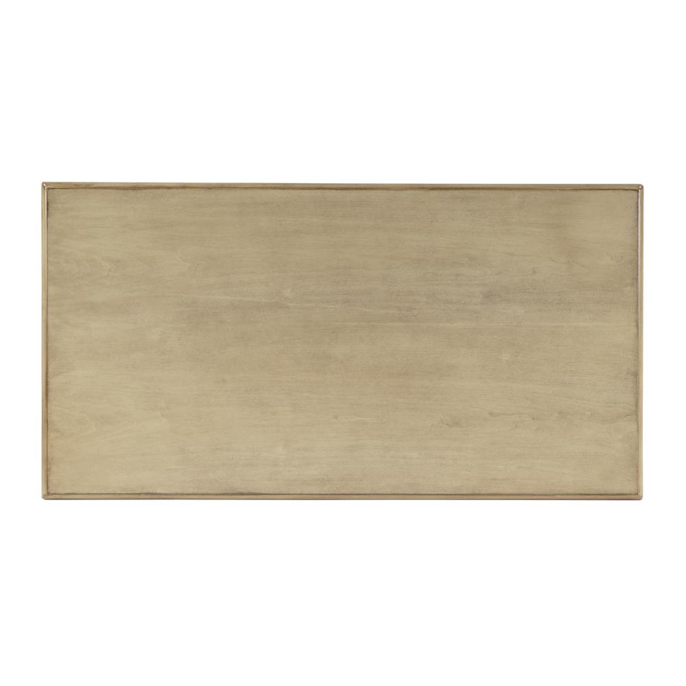 Edmund 38" Writing Desk with Storage, Beige