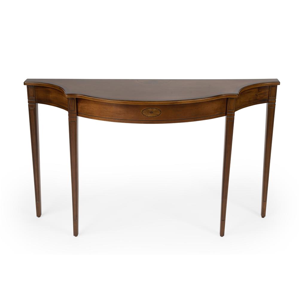 Chester 54" Console Table, Medium Brown