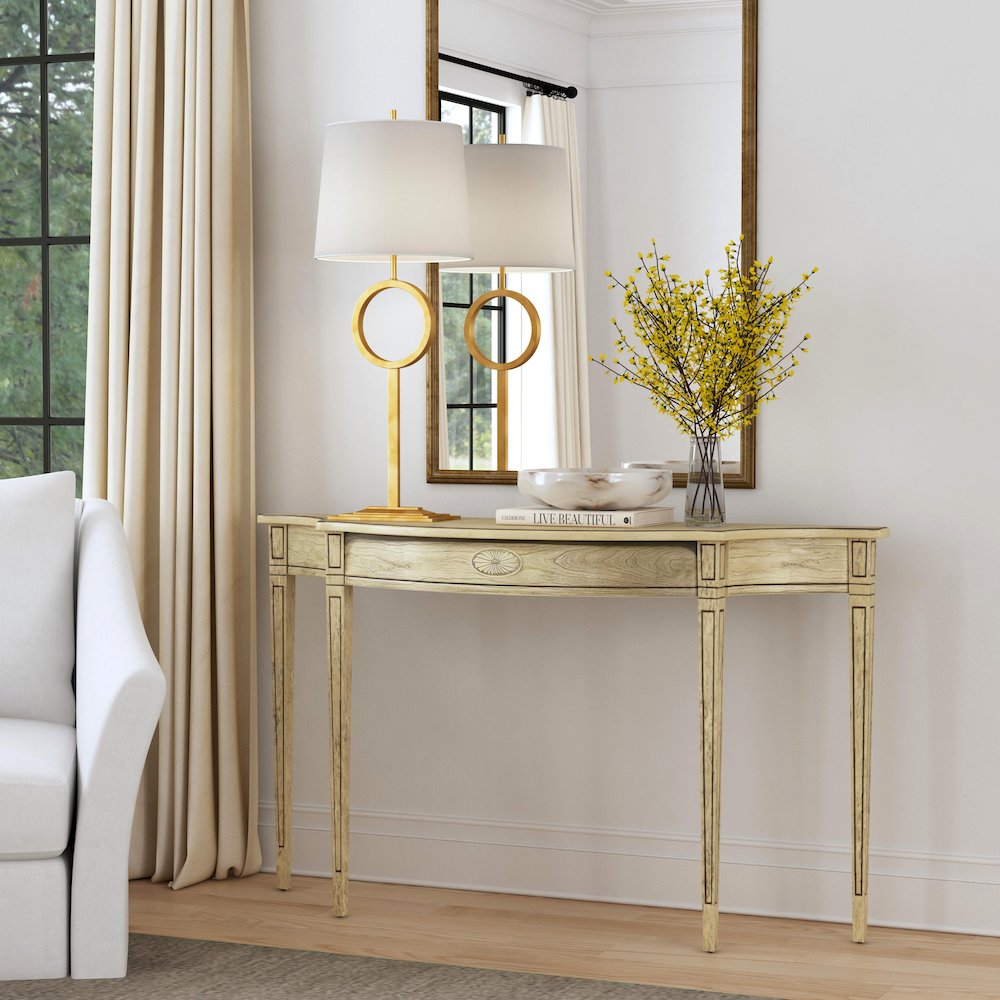 Chester 54" Console Table, Beige
